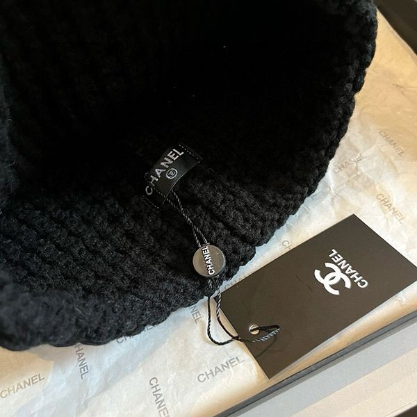 絶対欲しい！《大きなロゴがかわいい♪》シャネル ニットキャップ 激安 shx20478